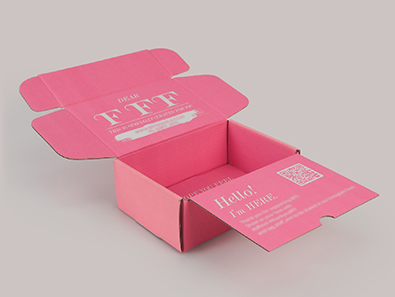 Wholesale pink Corrugated Mailer Box